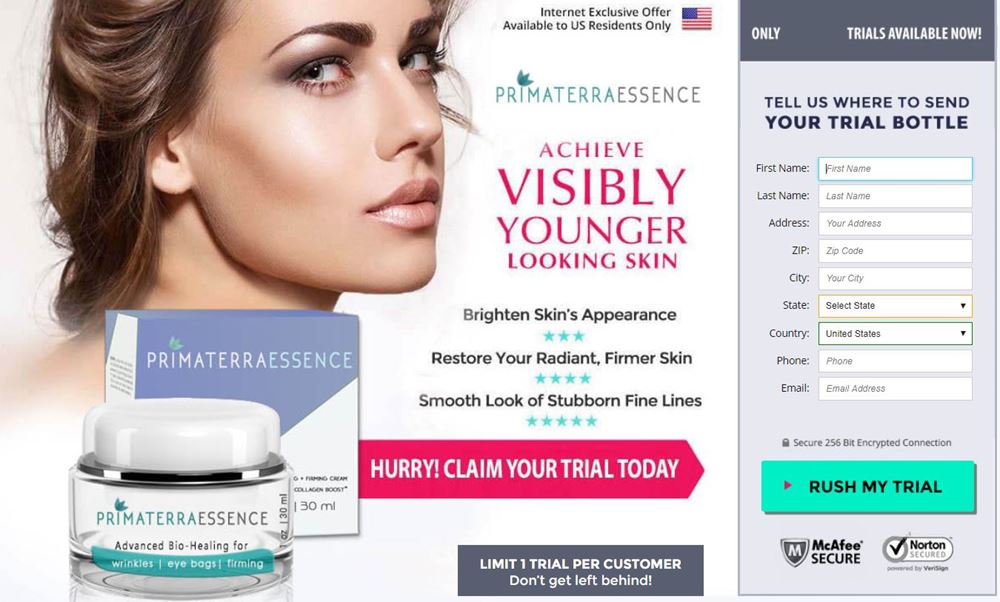 bliss radance anti aging szérum két terméket hirdető reklámok anti aging